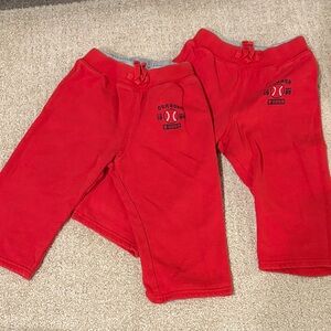 OshKosh B'gosh Bright Red Kids Joggers